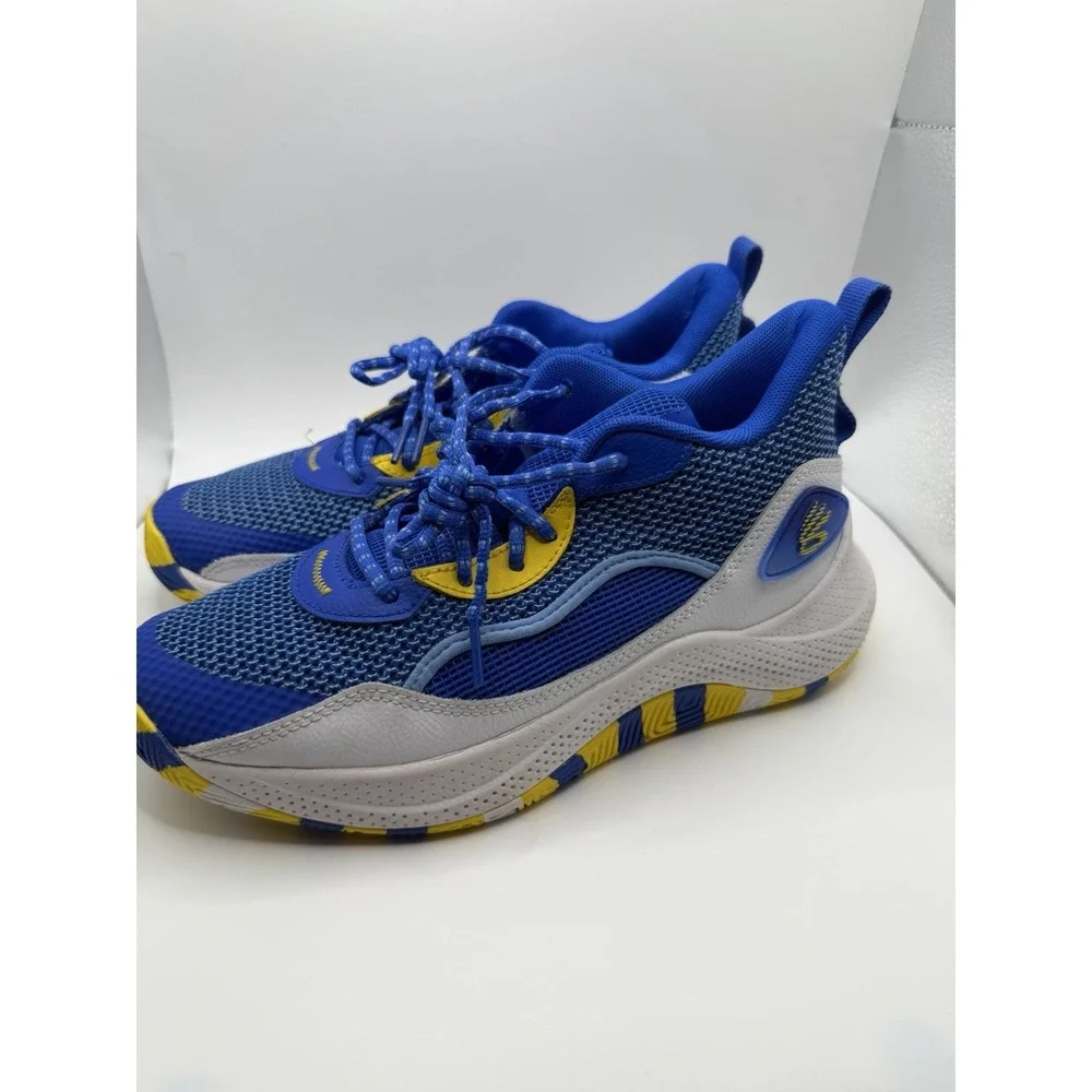 Under Armour Curry 3Z 24 Blue/White Basketball Shoes 3027626-400 Men's Size 8.5